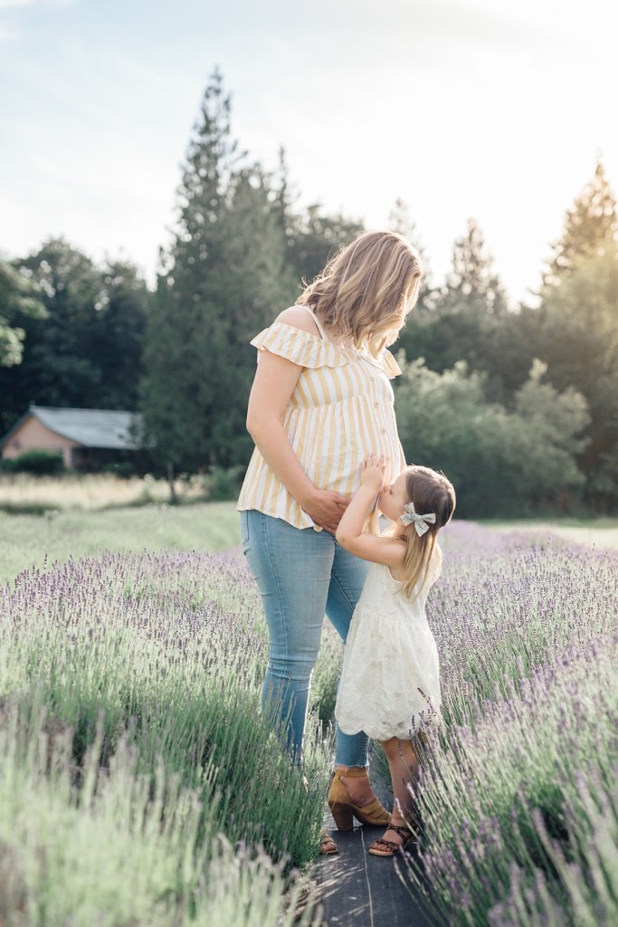 Lavender Field Maternity Session-Newborn Lifestyle Photographers-Home Birth-Something More Photography