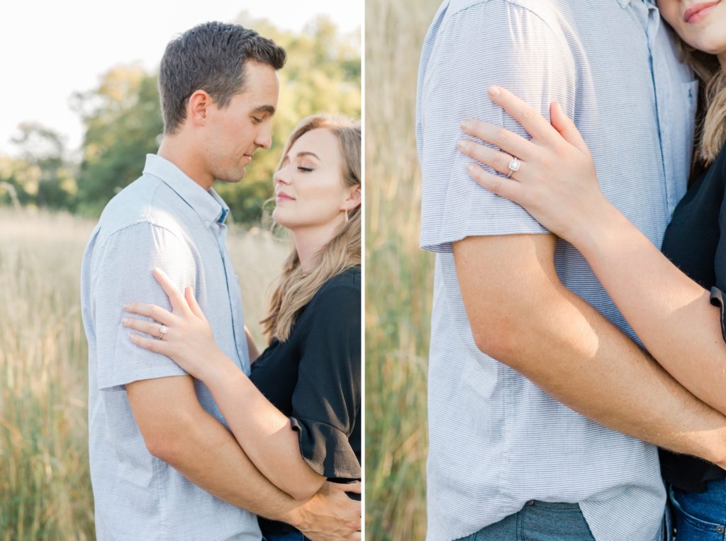 Golden Field Engagement Session-Maddie and Jim-Something Minted Photography