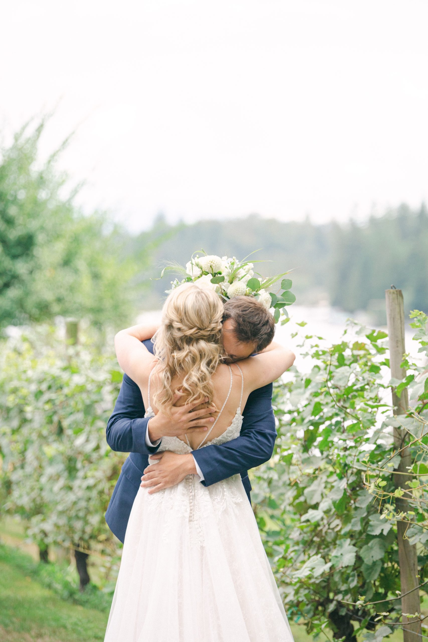 Green Gates at Flowing Lake Wedding in the fall by Snohomish Wedding Photographers Something Minted