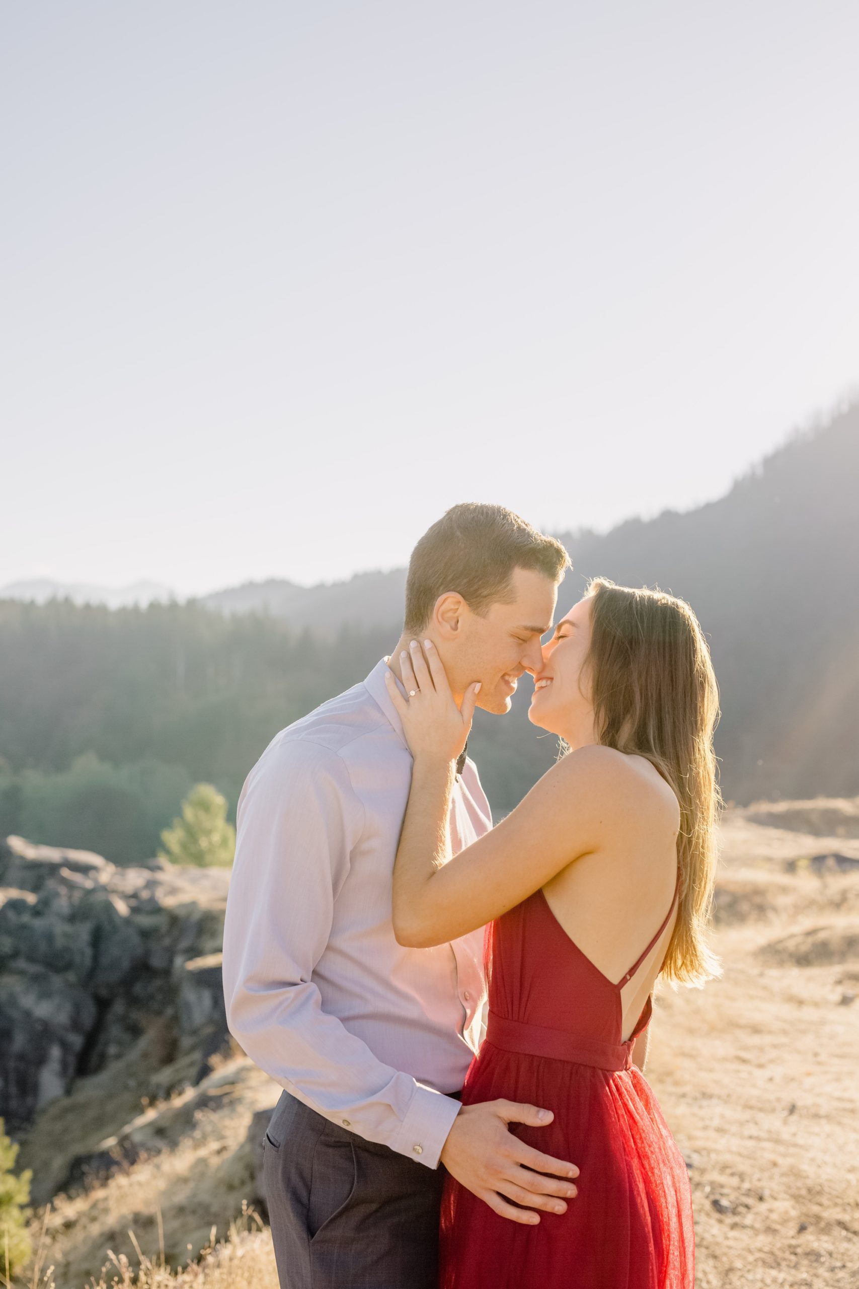 Scenic Columbia River Gorge Engagement Photography-Destination Engagement Session-Hood River Photographers-Something Minted Photography