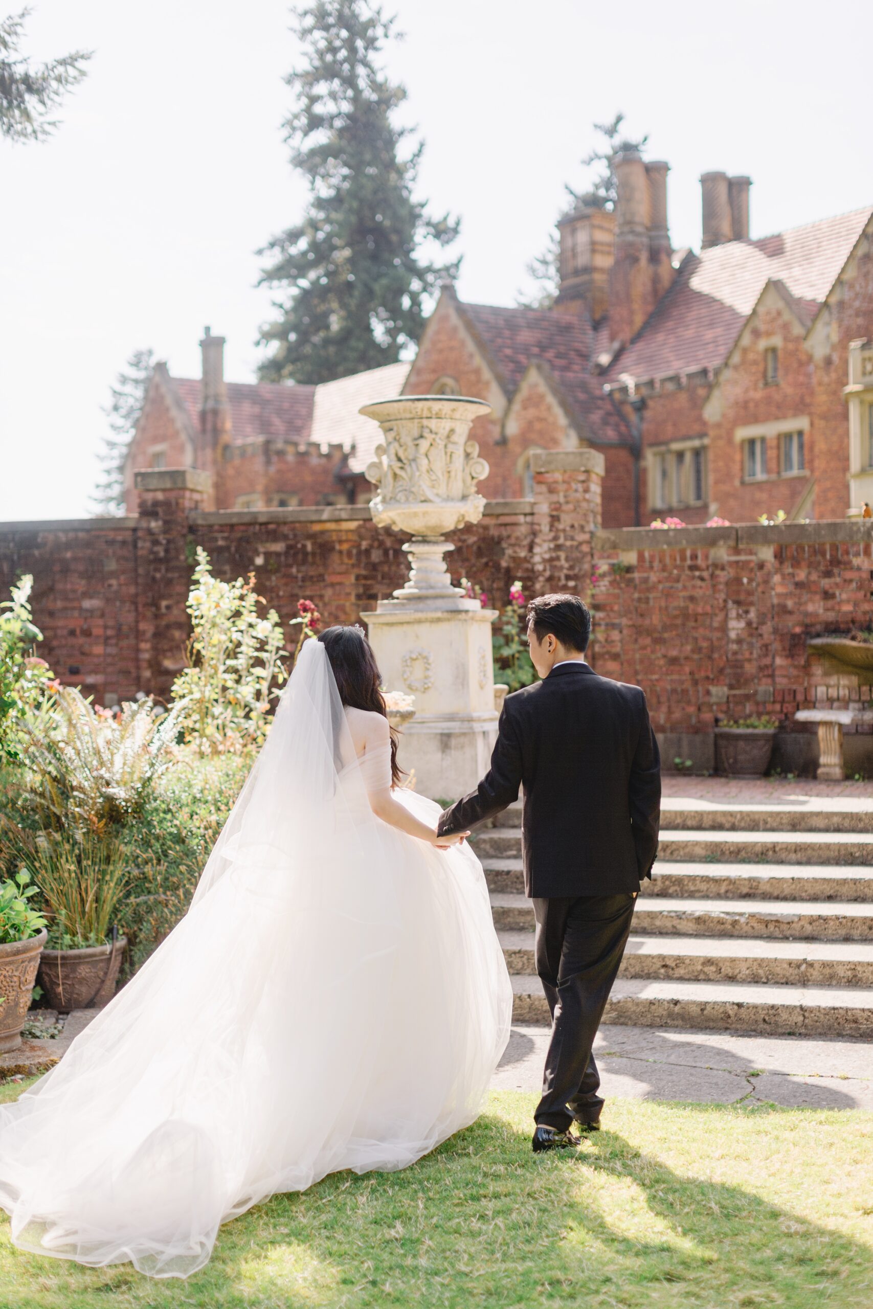 Thornewood Castle Wedding-Garden Estate Wedding-Korean American Wedding-Pacific Northwest Photographers-Something Minted Photography